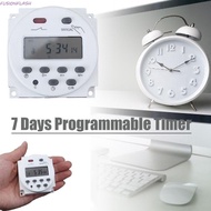 FUSIONFLASH Time Relay 7 Days Programmer Automatic Loop Digital Timer