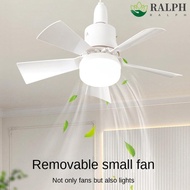 RALPH LED Ceiling Fan Light, Remote Control 30W Wireless Fans Lighting, Modern Silent Dimmable E27 Base Electric Fan Ceiling Lamp Kitchen