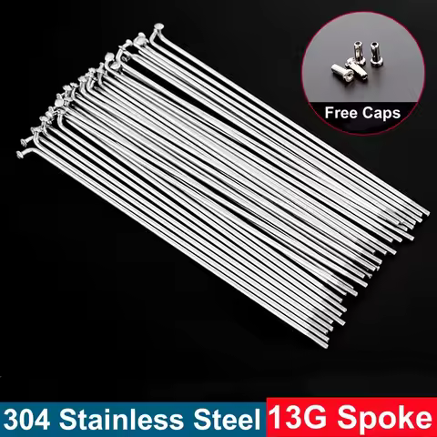 20*13G E-bike Spokes Diameter 2.3mm 304 Stainless Steel Silvery Electric Bicycle Hub Motor Spokes Wi