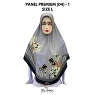 TUDUNG PANEL PREMIUM (D4 - SIZE  L) - DE SALMA EXCLUSIVE HIJAB