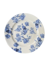 英國Aynsley 藍玫瑰系列 骨瓷餐盤20cm