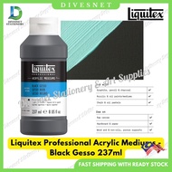 Liquitex Professional Acrylic Mediums-Black Gesso 237ml 5320251