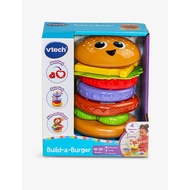 VTECH Build-a-Burger interactive stacking toy 21.4cm