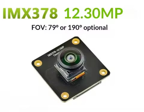 Raspberry Pi 5 IMX378 12.3MP HQ Camera Module 79° FOV 22PIN Cable Included