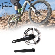 tachiuwa Black Silver Durable Crankset 152mm Iron Crank Arm Road MTB Bike Accessories for Outdoor Ri