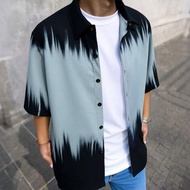 Áo'sơ mi nam tay ngắn Ombre thường ngày