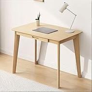 YQSDG Solid Wood Writing Desk Home Office Workbench Desk Laptop Computer Work Study Table with 2 Dra