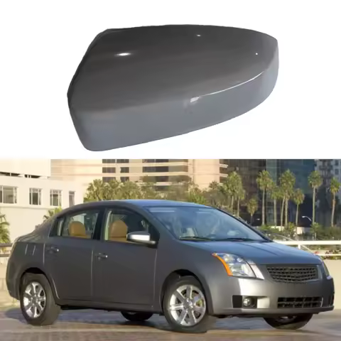 Gray Rearview Mirror Cover Side Mirror Cap Left Driver Right Passenger for Nissan Sentra 2007 2008 2