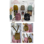 Tas Nita Chibao 3In1 Jinjing Selempang Ransel