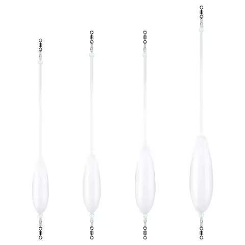 4pcs Anti-tangle Bombarda Floats Set 12g-40g Fishing Float Bombard Upward Bobber Carp Inline Control