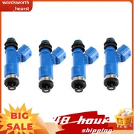 4PCS 565Cc  Injector Blue  Injector Plastic  Injector 16611-AA720 for  Forester  Legacy   2.5L