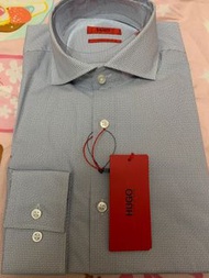 全新Hugo Boss red label slim fit 長袖印花恤衫