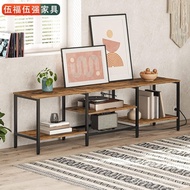 Storage Storage Rack Retro 160cm Pattern Can Living Room TV Cabinet Balcony Multi-Layer Came TV Rack