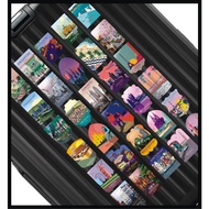 Country sticker luggage / travel sticker / world city sticker / vacation / city sticker / country ci