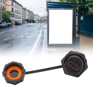 Wired Panel Mount Socket  Industrial Supplies IP67 E10TPC‑TF‑F‑F Waterproof USB Connector for Outdoo