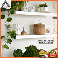 Floating Shelf 60x10x4cm Wall Shelf Floating Shelf Multipurpose Shelf