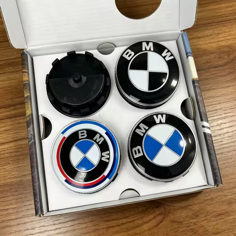 4Pcs 56MM 68MM Car Wheel Hub Cap Center Floating Emblem LOGO For BMW E90 E60 F18 E46 X3 X5 X1 G30 E6