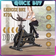 QuickBuy Exercise Bike K730 Fitness Indoor Exercise Cycling Bike (Sustain Up to 200kg) Safety Wheel Basikal Senaman