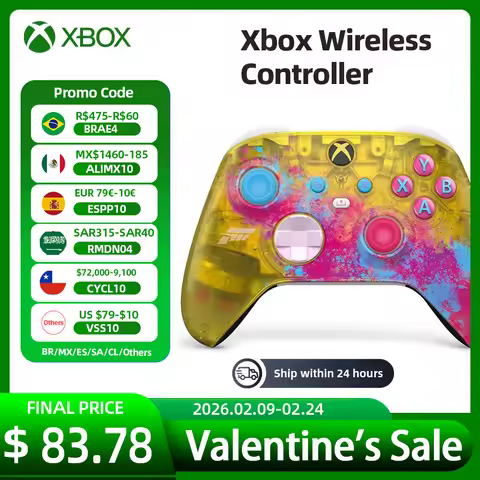 Microsoft Xbox Core Forza Horizon 5 Wireless Controller Carbon Volt for Xbox Series X Xbox Series S 