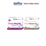 Calcium Chela-Calcium D3 36.6g and Chela MageB6 chelate Albion (Olimp Labs) 19,4g - Health protectio