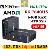GMKtec M6 ULTRA AMD Ryzen 5 7640HS Windows Mini PC 64GB DDR5 RAM 4TB SSD Computer Gaming PC Gaming