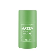 Green Tea Solid Mask Cleansing Moisturising Oil Control Pore Shrinking Applicator Mud Mask Stick