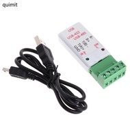 QUIM USB to RS485 485 ConverterAdapter Support 64b Win7 Linux surge protection ch340T
