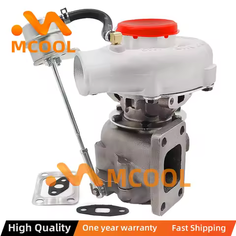 For Turbo Turbocharger For T04E AR .57 Turbine 5 Bolts Flange Oil Cooled T04E .57 AR 1.6L To 2.3L 40