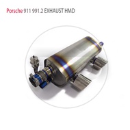 HMD Titanium Alloy Exhaust System Performance Valve Catback For Porsche 911 991.2 Carrera S GTS Car 