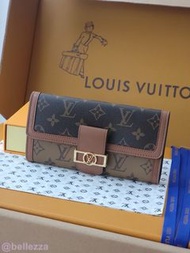 ✨LV Dauphine Long Flap Wallet