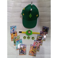 Boboiboy Hat bonus tazos And boboiboy card