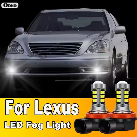 Fog Light 2pcs LED Blub 9006 HB4 Lamp Canbus No Error For Lexus GS300 GS430 GS350 GS450H GS460 LS430