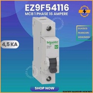 Schneider Mcb 1 Phase 16 Ampere 1P 16A Economical Easy9 Ez9F54116 SniOriginal