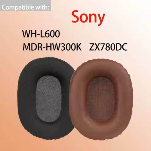 Breathable Square Mesh Earpads for Sony MDR HW300K ZX780DC Headphones WH-L600 Ear Cushions Replaceme