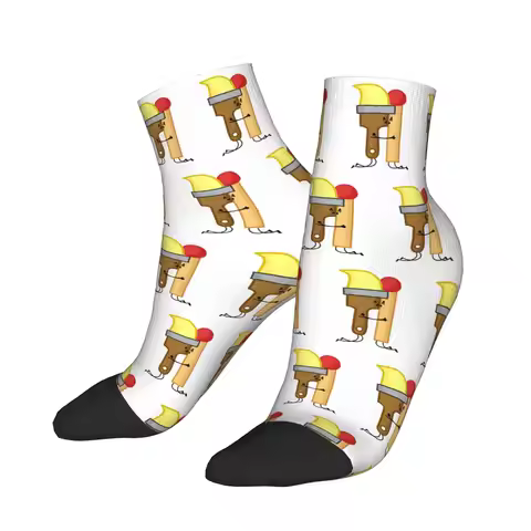BFDI Inanimate Insanity , All Characters Socks Harajuku High Quality Stockings All Season Socks Acce