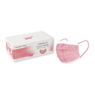 萊潔 醫療防護成人口罩(30入/盒)-牛仔玫瑰粉(衛生用品，恕不退貨，無法接受者勿下單)