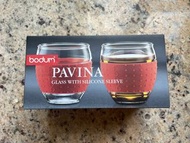 bodum Pavina glass with scilicone sleeve