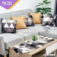 KATUN 40X40 Sofa Cushion Cover and Soft Cotton Zippered Tablecloth Package
