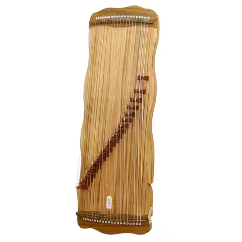 Portable Mini Guzheng 100cm 21 Strings Paulownia Wood Guqin Zither Beginner Small Guzheng Traditiona