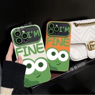 Im Fine green frog new shockproof phone case for iphone13promax/12/Xs/11/7/8/Plus/Mini/ProMax st1527