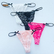 Women's Lace Underwear Panties Gstring Thong Sleepwear in Sheer Fabric Intimates