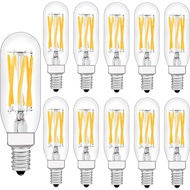 Raheem T8 LED Bulb, E12 Dimmable LED Bulb, 110v 600Lumens 3000k 60W Equivalent, Clear Glass Tubular 