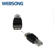 USB Female to LAN RJ45 websong Connector