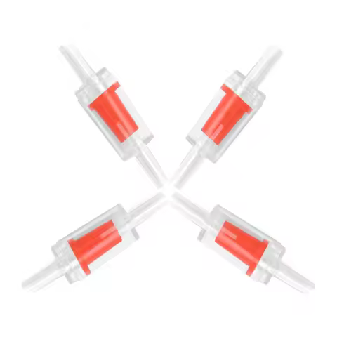 4Pcs Aquarium Check Valves for Common Air Pumps Set Plastic Aquarium Air Pump Check Valves Kit Aquar