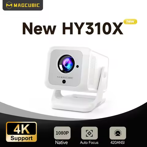 Magcubic HY310X 4K Mini Projector With Full HD 1080P 420ANSI Android 11 Auto Focus Keystone for Outd