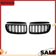 Double Line Vertical Front Hood Grille Kidney Grill for     3 Series E90 E91 2005-2008 Car Accessori
