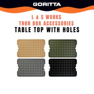 L&S WORK THOR 53/75L Aluminum Alloy Table Top with holes | THOR Accessories IGT Table