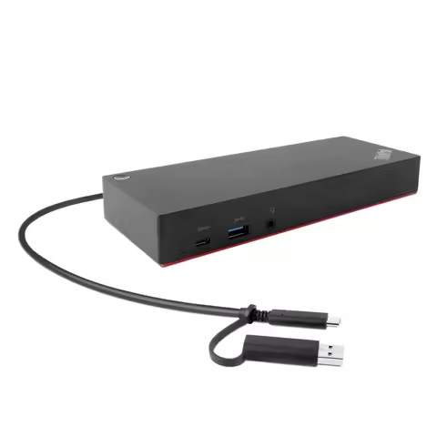 Brand New Genuine For Lenovo ThinkPad (40AF0135) Hybrid USB-C with USB-A Dock USB3.0 HDMI Display Po