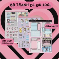 Bộ Tranh Tương Tác Cô Tiên Xanh - Đi Đu Idol