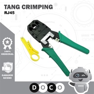 Rj45 3 hole Crimping Pliers Portable Ethernet Cable Cutting Tool 3 hole Crimping Tool